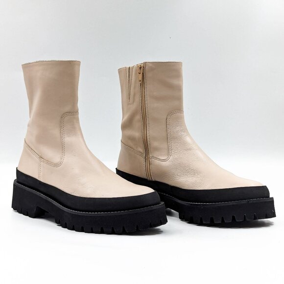 Paloma Barcelo Women Brenda Cream Platform Festival Lug...